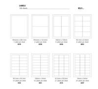 Etichette Per Copiatore Blick A4 8 (99.1 X 67.8Mm) Per Foglio, 100 Fogli