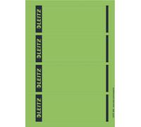 Etichette per dorso Leitz verdi, confezione da 100, 61 x 191 mm, autoadesive