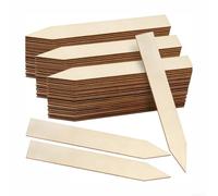 Etichette per giardino Naturale Non Trattato 100pz Etichette | naturale non trattato, per sicuro per piante, plastica, aspetto organico, ecologico