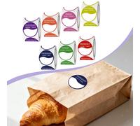 Etichette per il giorno della settimana, 7 rotoli, adesivi alimentari per la