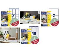Etichette per indirizzi AVERY Zweckform 7160-10 63,5 x 38,1 mm bianco NEW