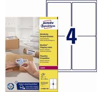Etichette per indirizzo Avery 99,1 x 139 mm BlockOut, 400 pezzi.