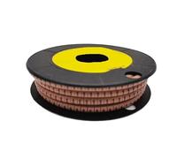 etichette per la marcatura dei cavi, 250/500/1000 pezzi da 0 a 9 numeri 2,5 mm2 marcatore for cavi a spirale colorato 18 AWG-12 AWG EC-1(Multi Colored1,EC 2(500Pcs))