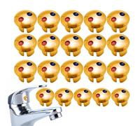 Etichette per maniglie del rubinetto - Indicatore caldo/freddo | Indicatori della temperatura 'acqua Maniglia del rubinetto Pulsanti indice Segni di caldo e freddo per rubinetti Indicatori del