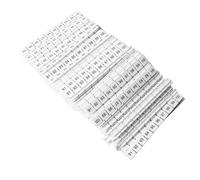 Etichette per Marcatura di Morsettiere 100 Pezzi 91-100 Etichette di Morsettiere in Nylon Numerate Etichette Marcatori Striscia di Etichette da Taglio Facile Assemblaggio