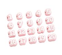 Etichette per organizzare le matite 20 buste numerate per studenti, faccine bianche in rilievo, vestibilità slip-on riutilizzabili, buste identificative per matite per riporre lo studio a casa per