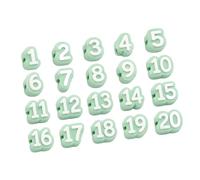 Etichette per organizzare le matite 20 buste numerate per studenti, faccine bianche in rilievo, vestibilità slip-on riutilizzabili, buste identificative per matite per riporre lo studio a casa per