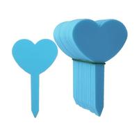 Etichette per Piante 100 pezzi Etichette for piante da giardino impermeabili in plastica for vivai, vasi for fiori, segni di scrittura for piantine, decorazioni for il(Light Blue 4.7x8.3cm)
