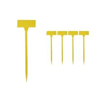 Etichette per Piante 20/30 pezzi 31x9x4,5 cm etichette for piante in plastica impermeabili da giardino durevoli paletti for vivai fiori marcatori erbe cartelli(D-Yellow,30pcs)
