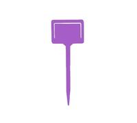 Etichette Per Piante 20/50/100 pezzi di etichette for piante in plastica, etichette colorate for vivai impermeabili, etichette ispessite for piantine da giardino(Purple,50pcs)