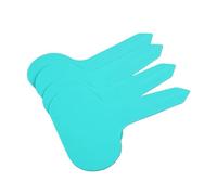 Etichette Per Piante 200 pezzi di identificazione smerigliato segno fiore albero etichetta marchio pianta in vaso vivaio segni scheda rapida plastica tipo T(Blue)