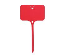 Etichette Per Piante 200 pezzi Etichette for piante da giardino Marcatore colorato Classificazione Ordinamento Bonsai Segno Etichetta Biglietto Piatto di scrittura in plastica Scheda(Red1)