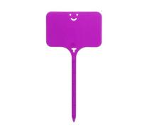 Etichette Per Piante 200 pezzi Etichette for piante da giardino Marcatore colorato Classificazione Ordinamento Bonsai Segno Etichetta Biglietto Piatto di scrittura in plastica Scheda(Purple1)