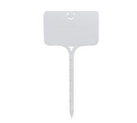 Etichette Per Piante 200 pezzi Etichette for piante da giardino Marcatore colorato Classificazione Ordinamento Bonsai Segno Etichetta Biglietto Piatto di scrittura in plastica Scheda(White1)