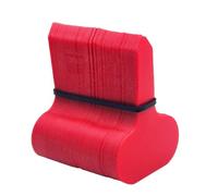 Etichette Per Piante 200 pezzi Etichette for piante da giardino Marcatore colorato Classificazione Ordinamento Bonsai Segno Etichetta Biglietto Piatto di scrittura in plastica Scheda(Red)