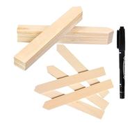 Etichette per Piante,50 in Legno Impermeabili,Con Penna Etichette Per Delle Piante | per Serra Interno Casa Vivaio Esterno Coltivazione e Piantumazione