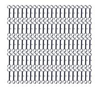 Etichette per piante da giardino, 100 pezzi con doppia clip, clip per nome per piante, per interni, serra, piantine, invaso, aiuole rialzate, fiori, alberi e rami