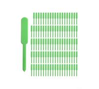 Etichette per piante da giardino, 100 pezzi, per uso in giardinaggio biologico, pratiche biodinamiche, progettazione di permacultura e progetti di gestione sostenibile del territorio (verde)