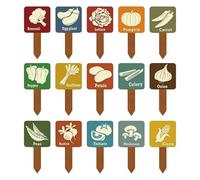 Etichette per piante da giardino, etichette decorative a forma di T, etichette per piante vegetali, per piantine di alberi da frutto, fiori, coltivare vivai, cortili, balconi, vasi da giardino