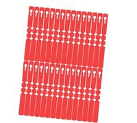 Etichette per Piante Etichette for piante da 200 pezzi Tag giardino con design inclinato Riutilizzabile Scrivibile Impermeabile for il paesaggio domestico(Red)
