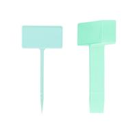 Etichette Per Piante Etichette for piante Etichette Plastica Impermeabile Pulisci Riutilizza Fai da te Giardino Decorazione Attrezzi Segnale Picchetti Attrezzo(Lake Blue,48PCS_17.5X6.9CM)