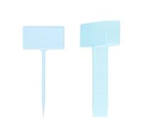 Etichette Per Piante Etichette for piante Etichette Plastica Impermeabile Pulisci Riutilizza Fai da te Giardino Decorazione Attrezzi Segnale Picchetti Attrezzo(Light Blue,36PCS_17.5X6.9CM)