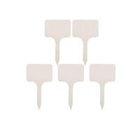 Etichette per piante, Etichette for piante in legno tipo T da 10x6 cm, marcatori da giardino for piante, erbe aromatiche, fiori, 50 pezzi(5pcs)
