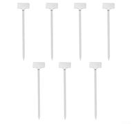 Etichette per piante in acciaio inossidabile 304 7PC per identificare trapianti e piante mature nel suolo o nella miscela di invasatura