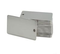 Etichette per piante in metallo realizzate in alluminio con un unico foro, etichette da giardino adatte per piante, fiori e serre, resistenti alle intemperie per un'esposizione esterna prolungata