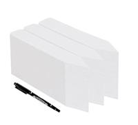 Etichette per piante, in PVC, set da 300 pezzi, facili da piantare, impermeabili e lisce, per identificare il nome, ideali per fiori, alberi, piantine e piante da frutto