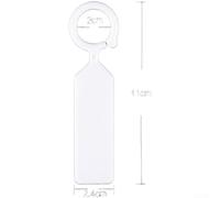 Etichette per piante ispessite, 100 etichette impermeabili da giardino | Design spesso 1,2 mm, struttura robusta, uso esterno di lunga durata, previene piegature o rotture