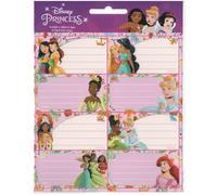 Etichette per quaderno Principesse Disney