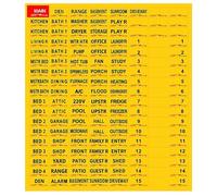 Etichette Per Quadri Elettrici - Adesivi Per Interruttori Automatici Da 129 Pezzi, Etichette Colorate Per Elettricisti, Catalogo Scatole Fusibili Impermeabili | Cartelli Di Etichettatura Rimovibili Pe