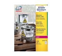Avery L4773-100 etichetta autoadesiva Rettangolo con angoli