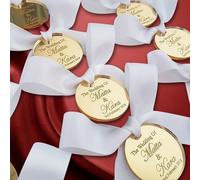 Etichette personalizzate, etichette per matrimoni con nomi, etichette di ringraziamento, etichette con data del matrimonio, etichette per San Valentino, souvenir per ricevimenti, etichette di lusso, d