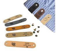 Etichette Personalizzate for Il Cucito A Mano Con Rivetti, Etichette for Cappelli, Etichette Pieghevoli for La Cura Dei Capi D'abbigliamento, Etichette Con Logo, Regalo for Gli Appassionati Di Cucito(