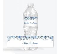 Etichette Personalizzate Per Bottiglie D'acqua Per Matrimoni, Adesivi Personalizzati Per Bottiglie Di Vino Per Feste Di Addio Al Nubilato, Etichette Impermeabili Per Cerimonie Nuziali(Style 2)