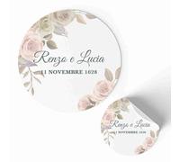 Etichette Personalizzate per Matrimonio ed ogni occasione 175 pezzi (STICK52)