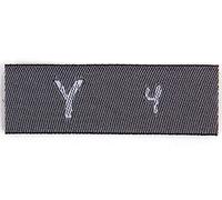 Etichette poliestere alphabet Y 35x15mm. 5u.