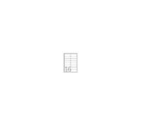 Etichette poliestere trasparenti lucide et/foglio - laser conf. 25 ff L7562-25