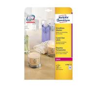 Etichette poliestere trasparenti lucide et/foglio - laser conf. 25 ff L7781-25