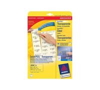 Etichette poliestere trasparenti opache et/foglio - inkjet conf. 25 ff J8560-25