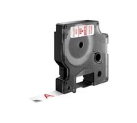 Nastro Dymo 45015 (S0720550) - Rosso su bianco (12 mm)