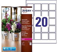 Etichette prezzi in poliestere Avery - 20-45x45 mm - L7126-8 (conf.8)