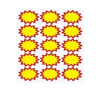 Etichette prezzo Burst 50sheets Blank Explosion Price Tags Scrivibile Supermercato Promozionale Prezzo Speciale Adesivo Colorato Oro Stampaggio Adesivi