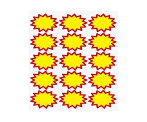 Etichette prezzo Burst 50sheets Blank Explosion Price Tags Scrivibile Supermercato Promozionale Prezzo Speciale Adesivo Colorato Oro Stampaggio Adesivi