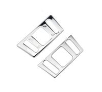 Etichette pulsanti auto Compatibile con Nissan per Qashqai J11 2014 2015 2016 2017 2019 Console auto Interruttore luci emergenza Bocchetta ventilazione Adesivo finitura(Silver1)