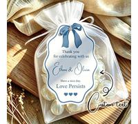 Etichette regalo personalizzate, etichette per matrimoni personalizzate, etichette regalo per ospiti di matrimonio personalizzabili, etichette per bomboniere per feste, decorazioni per addio al nubila