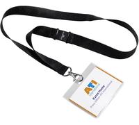 Etichette Resistenti Con Cinghia Tessile 60 X 90Mm 5 Pezzi In Nero