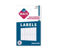 Etichette rettangolari bianche multiuso MACO 3/8 x 1-1/4 pollici 1000 per scatola (MS-620)